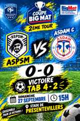 Résultat du match du dimanche 27 septembre 2026 : Equipe Première