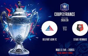 Coupe De France : ASM BELFORT / STADE RENNAIS