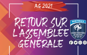 Découvrez ci-dessous le résumé de l' Assemblée Générale du District du 1er octobre 2021 qui s’est déroulée à la salle du Foyer à Audincourt.