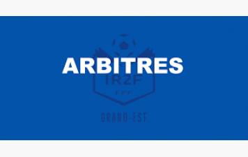 Désignations de nos Arbitres pour le 27 et 28 septembre 2025