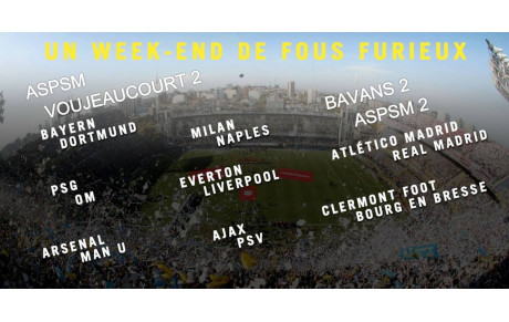 Week-end de match (4 oct.)