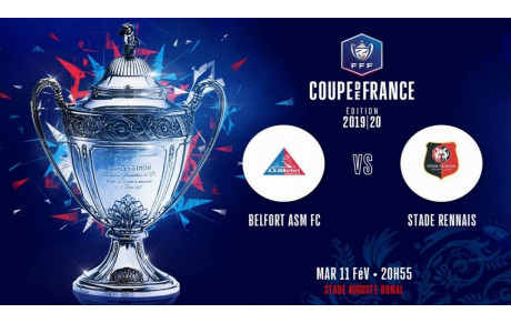 Coupe De France : ASM BELFORT / STADE RENNAIS