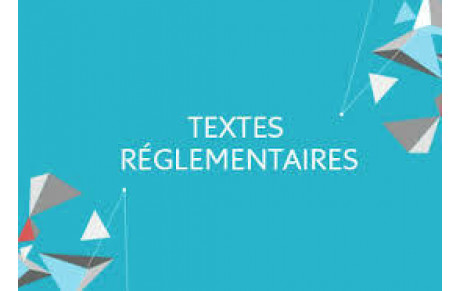 Nouveautés réglementaires