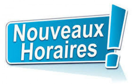 Nouveaux Horaires