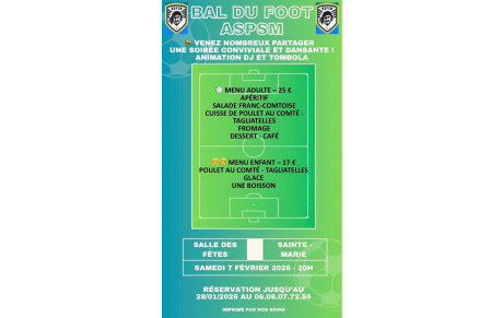 Soirée Dansante du 07 février 2026