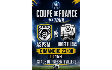 Match de Coupe de France à Présentevillers : ASPSM 1 / ROSET FLUANS 1