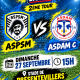 Match du dimanche 27 septembre 2026 à Présentevillers : Equipe Première