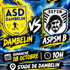Match du dimanche 18 octobre 2026 à Dambelin : Equipe Réserve